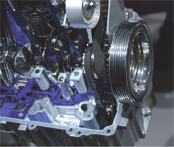 The NSG Glasscord&reg; &lsquo;Belt in Oil&rsquo; system features in the new Ford Ecoboost&trade; engine.